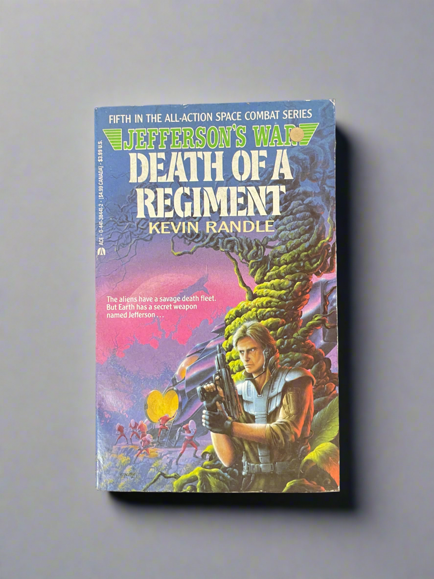 Death of a Regiment - Jefferson's War #5 by Kevin Randle - Vintage Sci-Fi Paperback