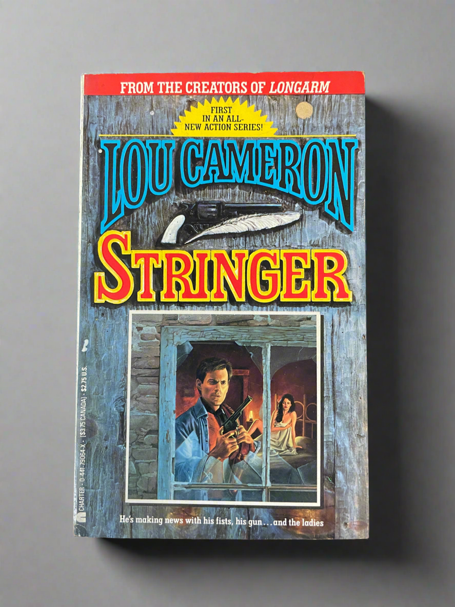 Stringer by Lou Cameron - Vintage Western Action Novel